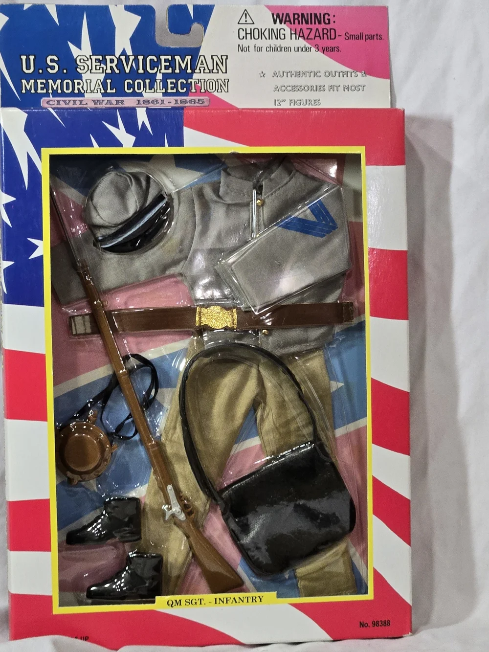 Vintage 1996 Soldiers of the World US  Civil War QM Sgt NIB
